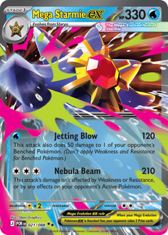 Mega Starmie ex 021/088 Perfect Order