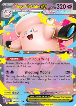 Mega Clefable ex 031/088 Perfect Order