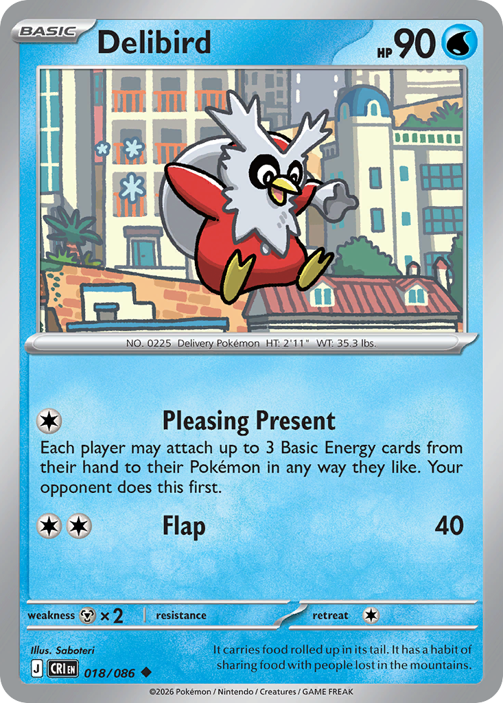 Delibird 018/086 Chaos Rising