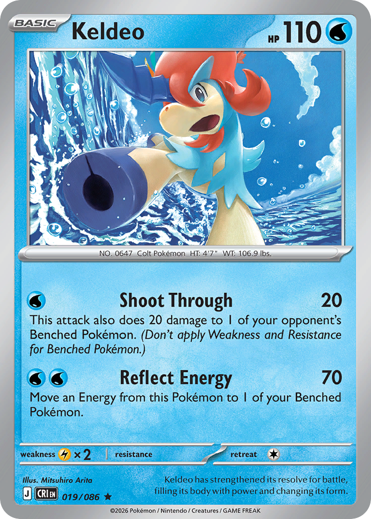 Keldeo 019/086 Chaos Rising