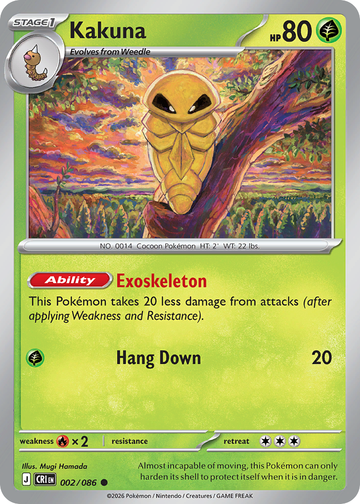 Kakuna 002/086 Chaos Rising