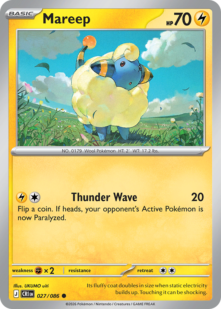 Mareep 027/086 Chaos Rising
