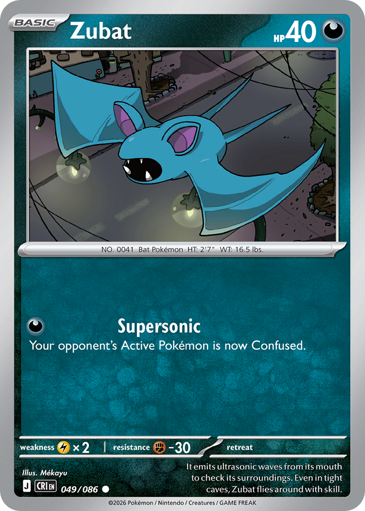 Zubat 049/086 Chaos Rising