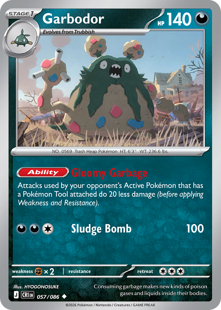 Garbodor 057/086 Chaos Rising