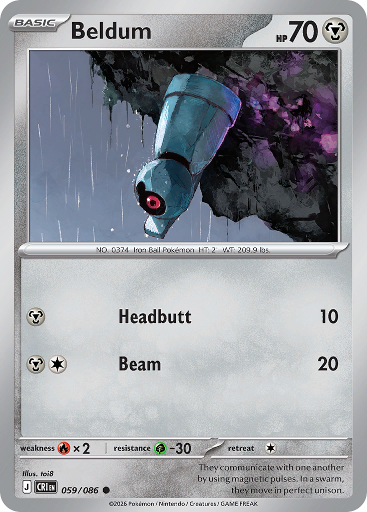 Beldum 059/086 Chaos Rising