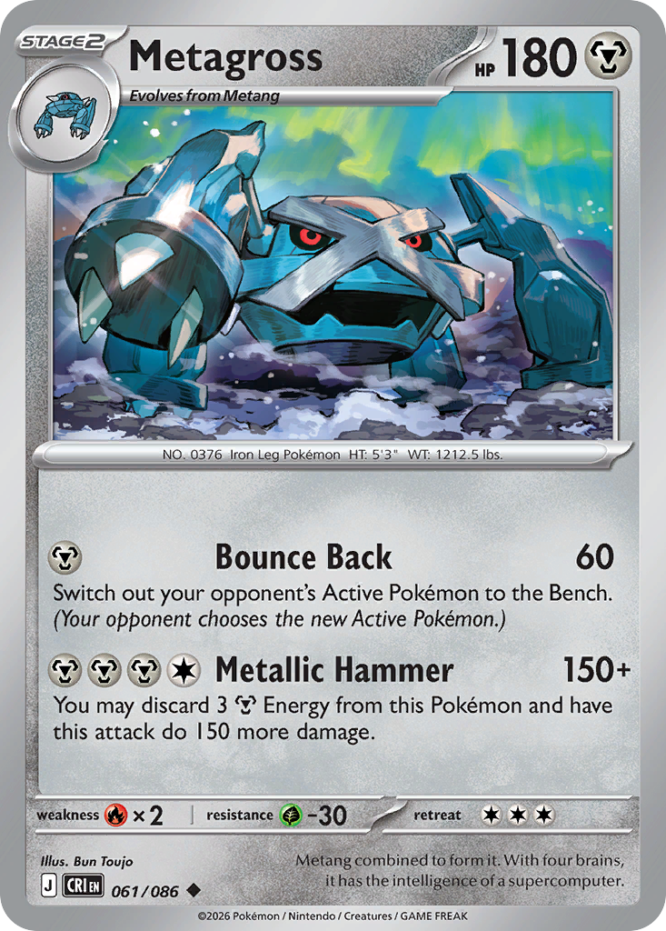 Metagross 061/086 Chaos Rising