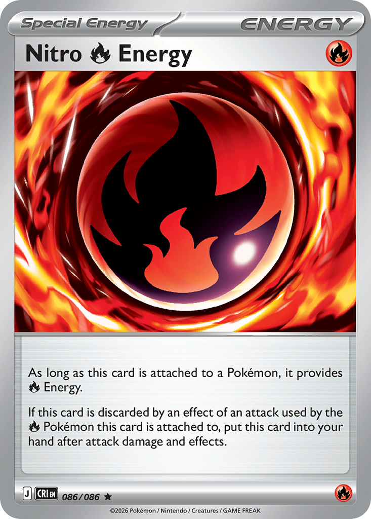 Nitro Fire Energy 086/086 Chaos Rising