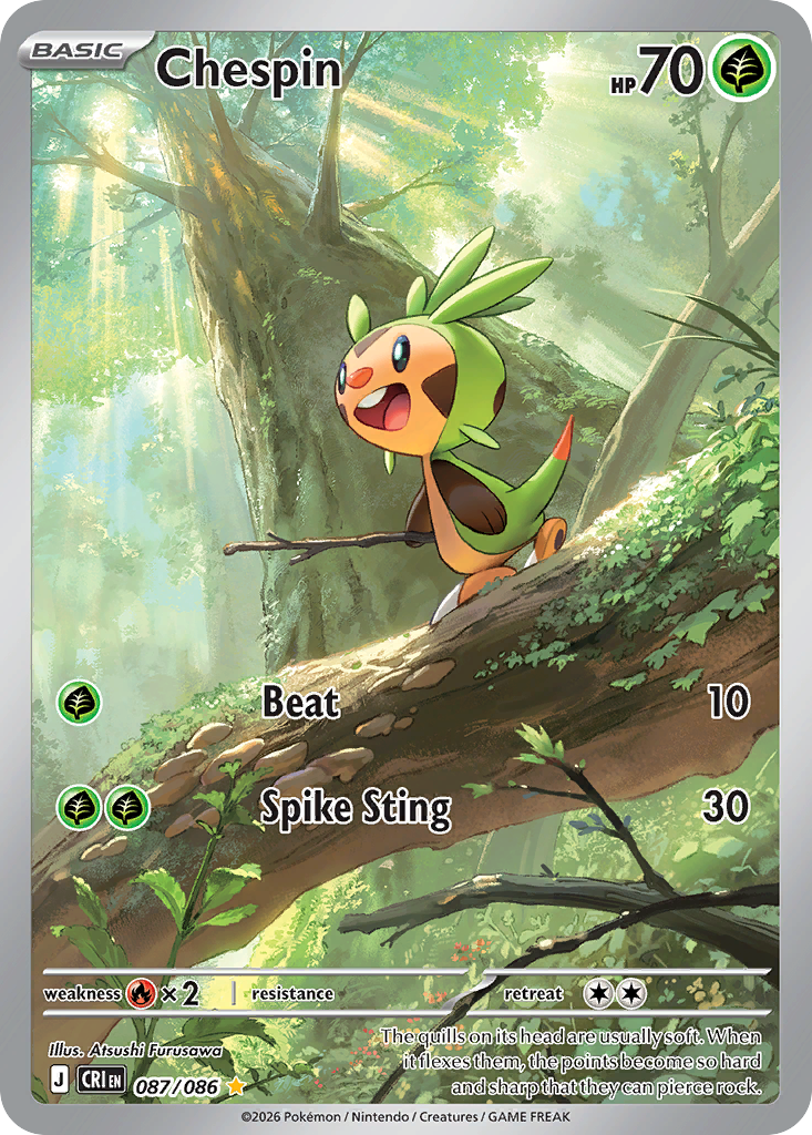 Chespin 087/086 Chaos Rising