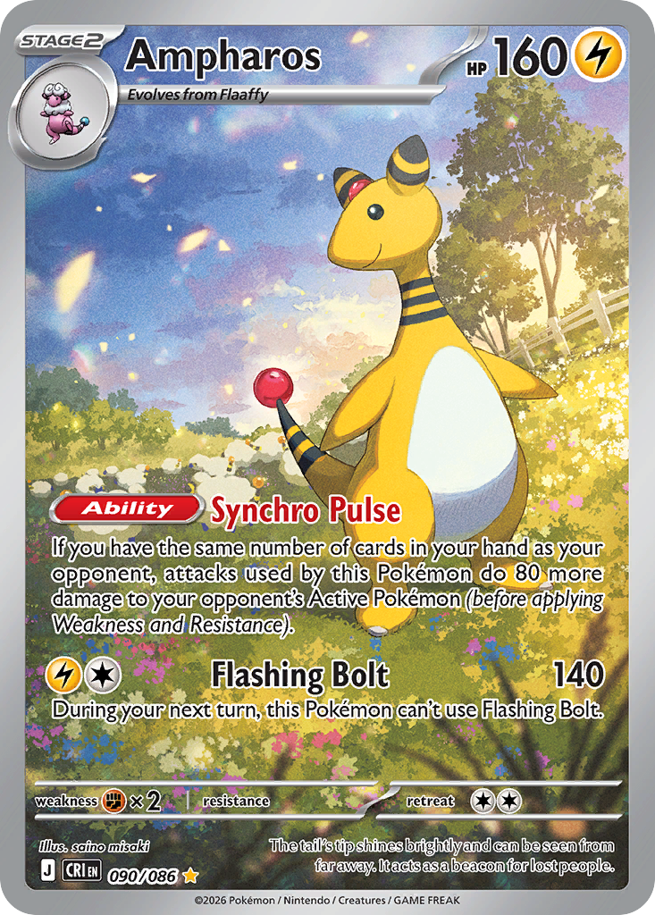 Ampharos 090/086 Chaos Rising