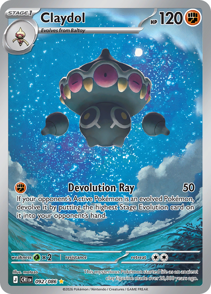 Claydol 092/086 Chaos Rising