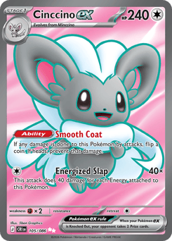 Cinccino ex 105/086 Chaos Rising