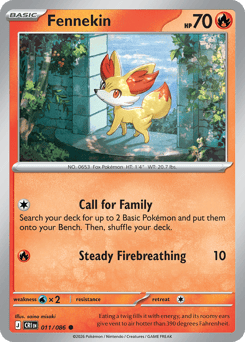 Fennekin 011/086 Chaos Rising