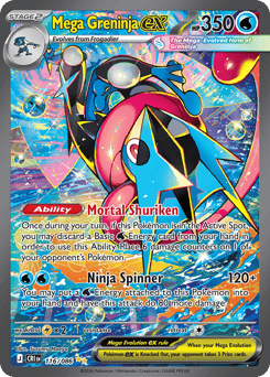 Mega Greninja ex 116/086 Chaos Rising