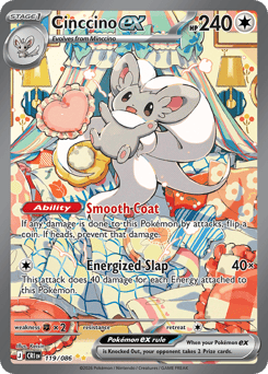 Cinccino ex 119/086 Chaos Rising