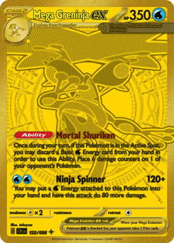 Mega Greninja ex 122/086 Chaos Rising