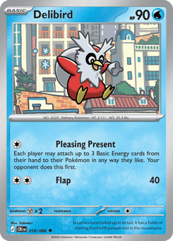 Delibird 018/086 Chaos Rising