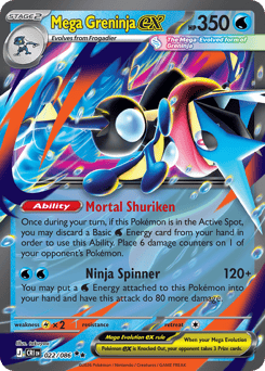 Mega Greninja ex 022/086 Chaos Rising