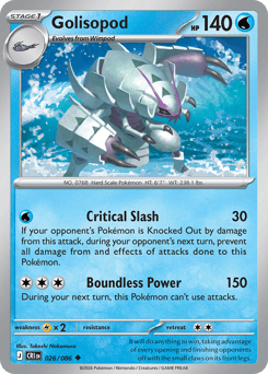 Golisopod 026/086 Chaos Rising