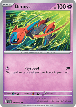 Deoxys 034/086 Chaos Rising