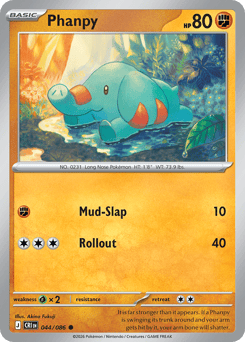 Phanpy 044/086 Chaos Rising