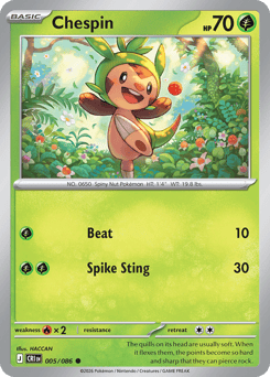 Chespin 005/086 Chaos Rising