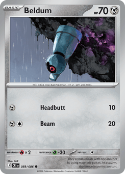 Beldum 059/086 Chaos Rising
