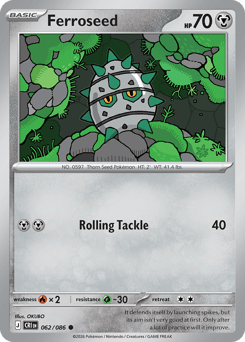 Ferroseed 062/086 Chaos Rising