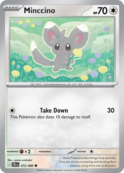 Minccino 072/086 Chaos Rising
