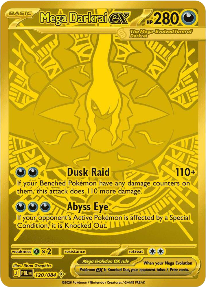 Mega Darkrai ex 120/084 Pitch Black