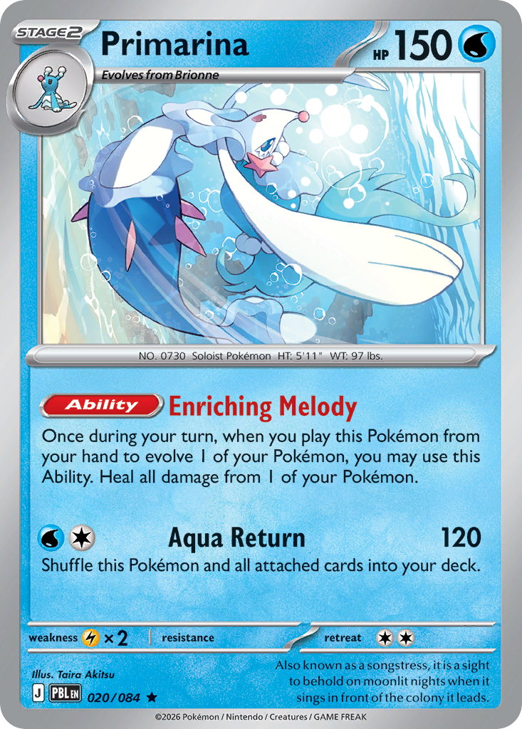 Primarina 020/084 Pitch Black