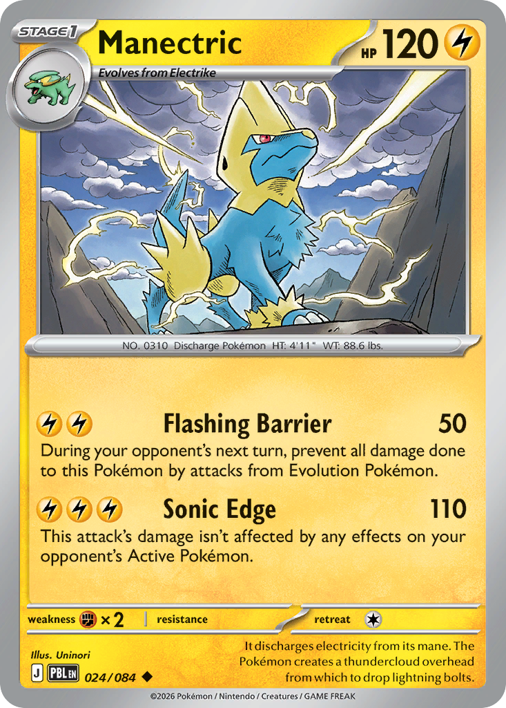 Manectric 024/084 Pitch Black