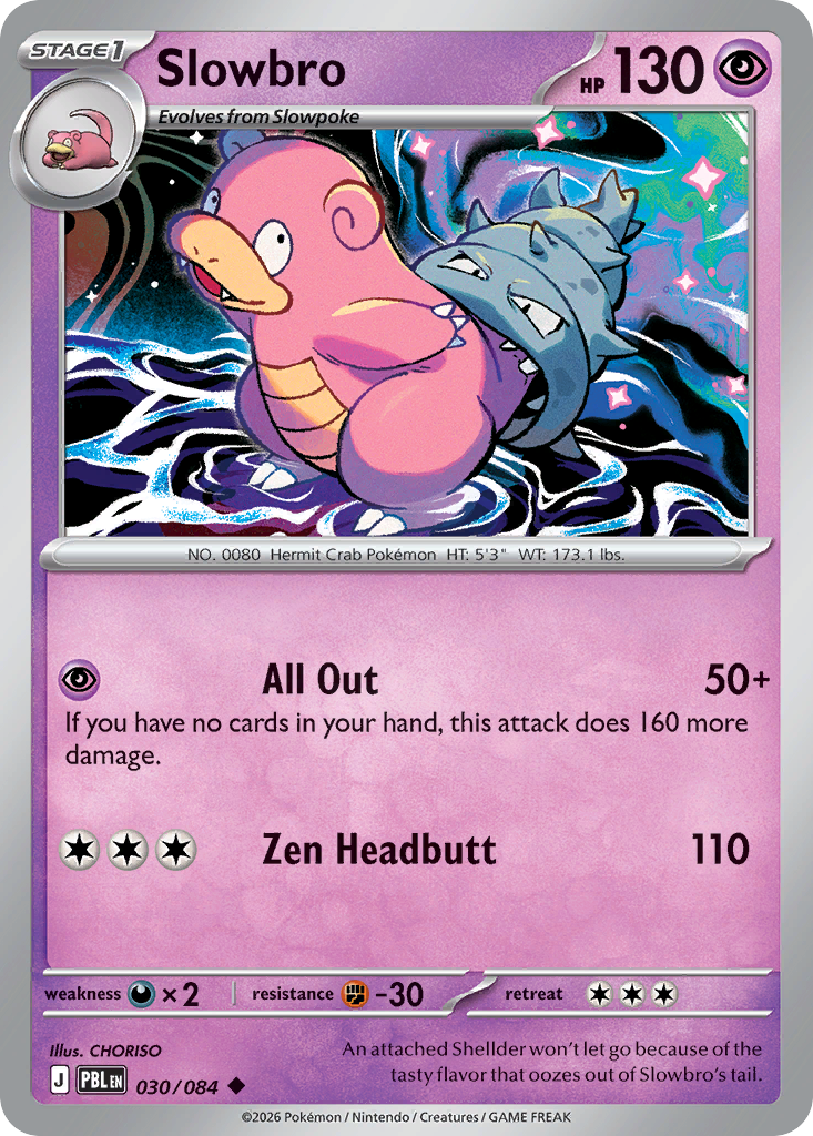 Slowbro 030/084 Pitch Black