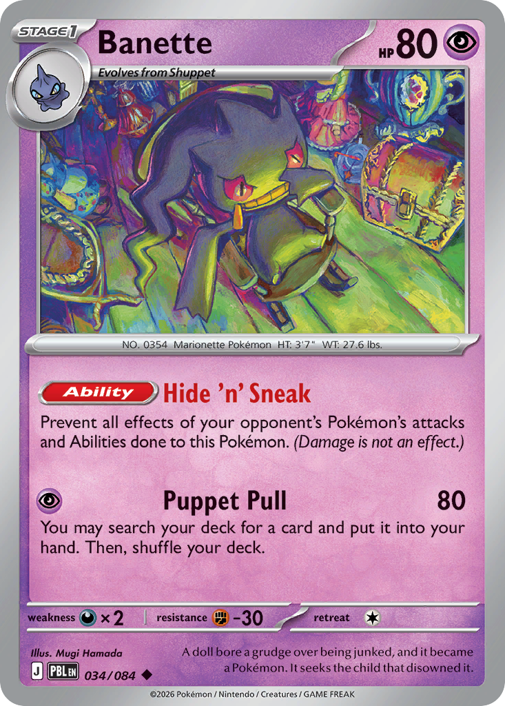 Banette 034/084 Pitch Black