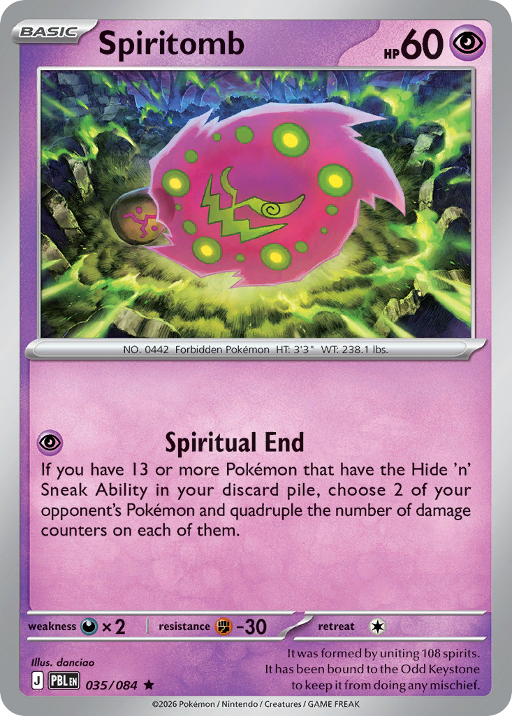 Spiritomb 035/084 Pitch Black