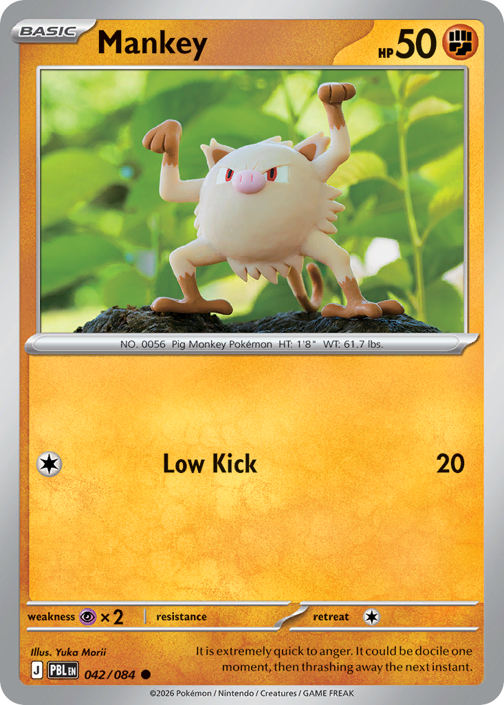 Mankey 042/084 Pitch Black