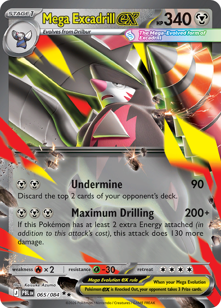 Mega Excadrill ex 065/084 Pitch Black