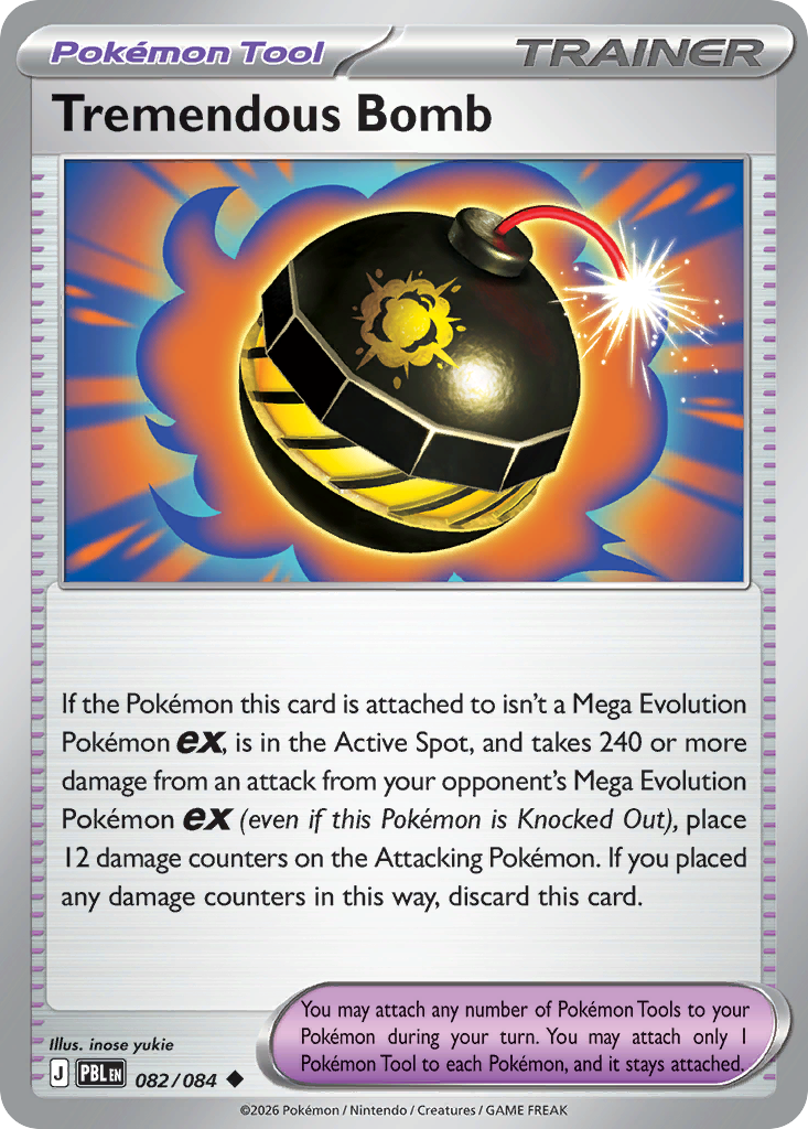 Tremendous Bomb 082/084 Pitch Black
