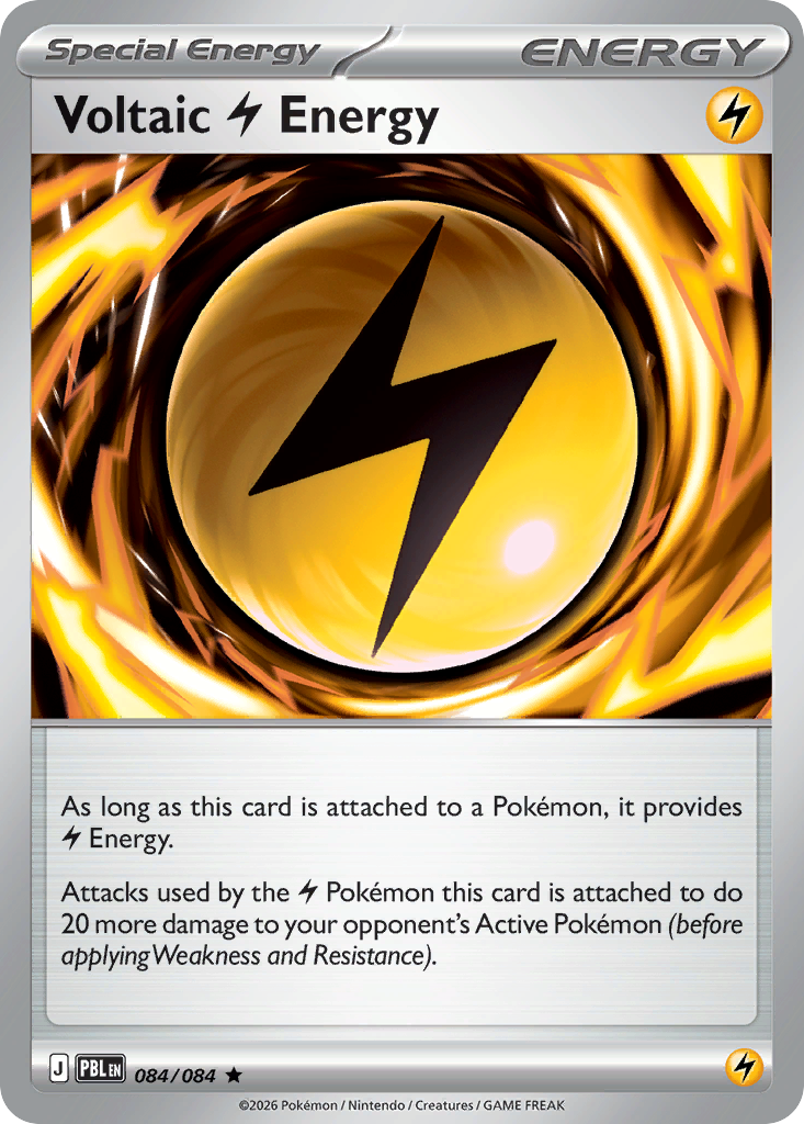Voltaic Lightning Energy 084/084 Pitch Black