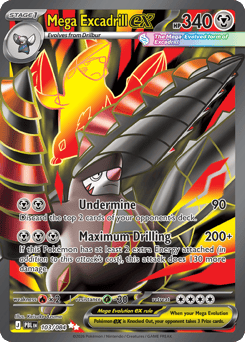 Mega Excadrill ex 103/084 Pitch Black