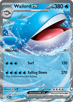 Wailord ex 016/084 Pitch Black