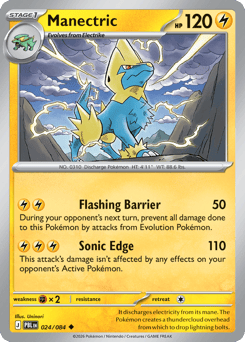 Manectric 024/084 Pitch Black