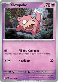 Slowpoke 029/084 Pitch Black