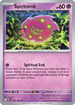 Spiritomb 035/084 Pitch Black