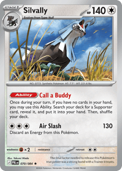 Silvally 070/084 Pitch Black