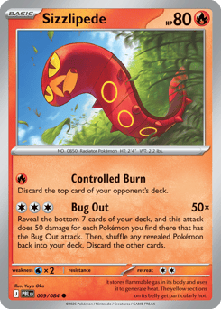 Sizzlipede 009/084 Pitch Black