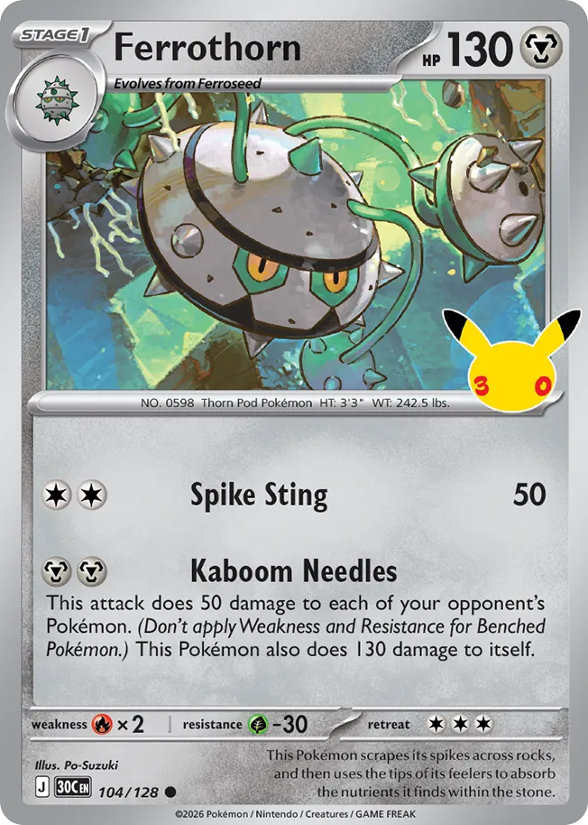 Ferrothorn 104/128 30th Celebration