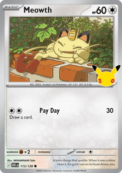 Meowth 113/128