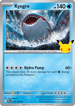 Kyogre 019/128
