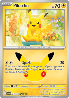 Pikachu 025/128