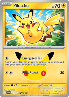 Pikachu 037/128